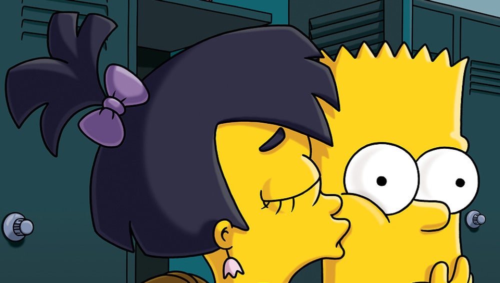 El beso de la amiga de Bart