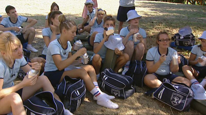 Los alumnos se van de acampada