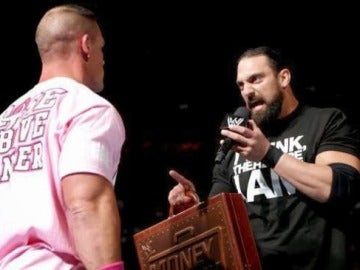 John Cena y Damien Sandow en acción