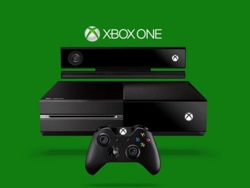Imagen de Xbox One sobre fondo verde
