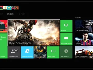 Pantalla con XBox encendida Pantalla con XBox encendida