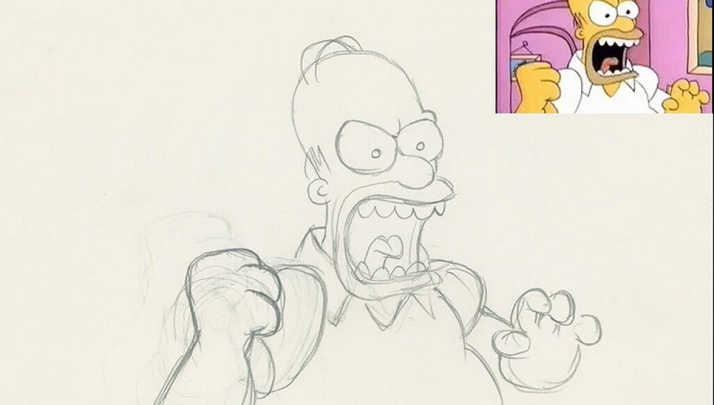 Homer enfadado