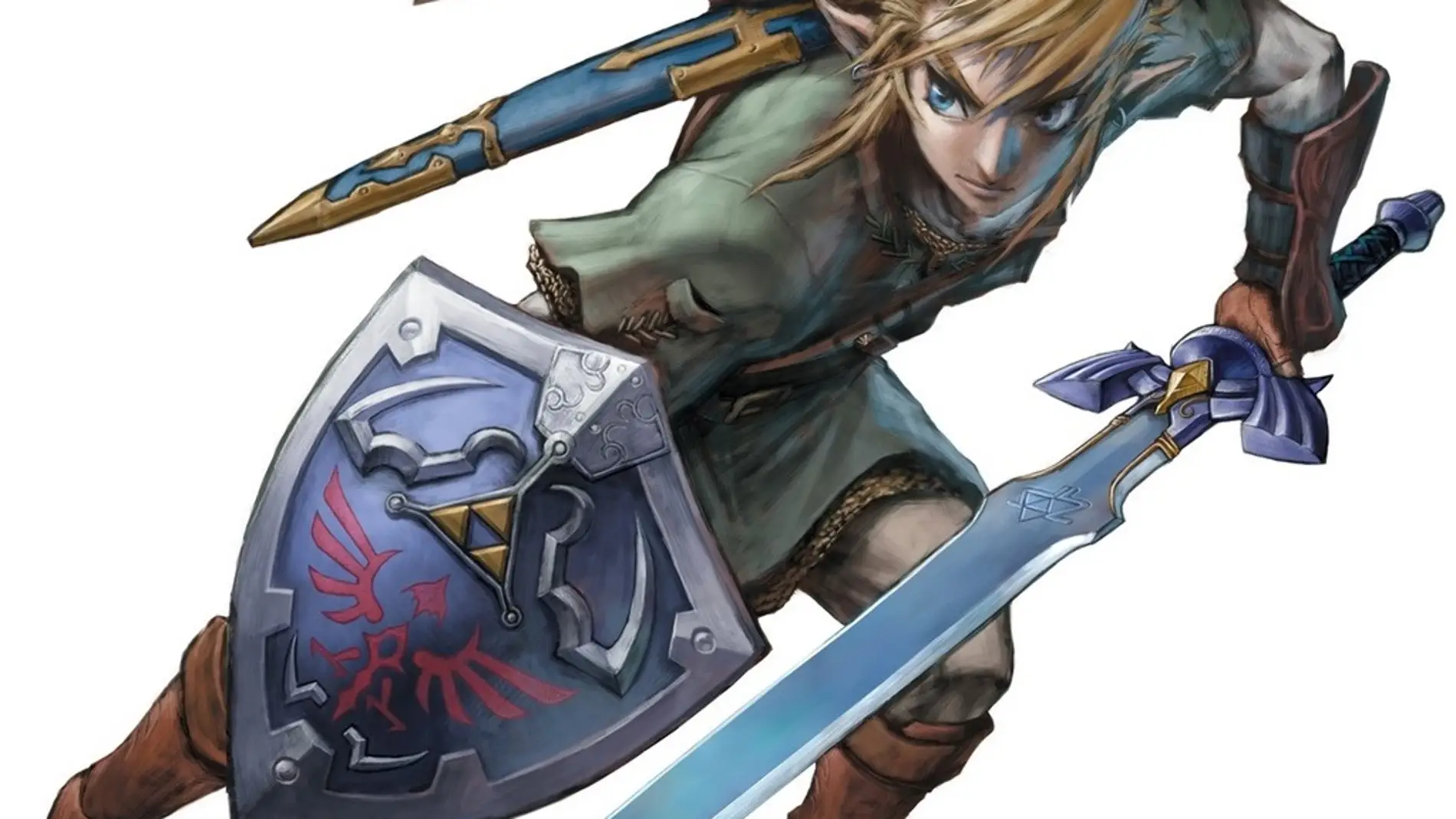 Link blandiendo la Espada Maestra