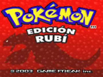 Pokemon Edición Rubí Pokemon Edición Rubí