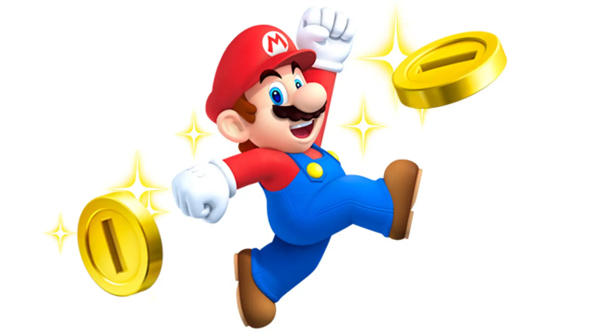 Super Mario y sus monedas de oro