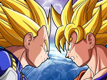 Vegeta y Goku, frente a frente Vegeta y Goku, frente a frente
