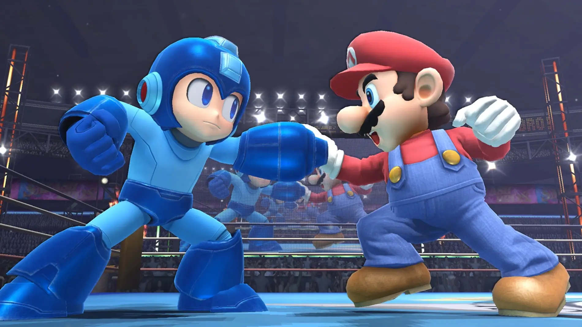Megaman y Mario, en combate