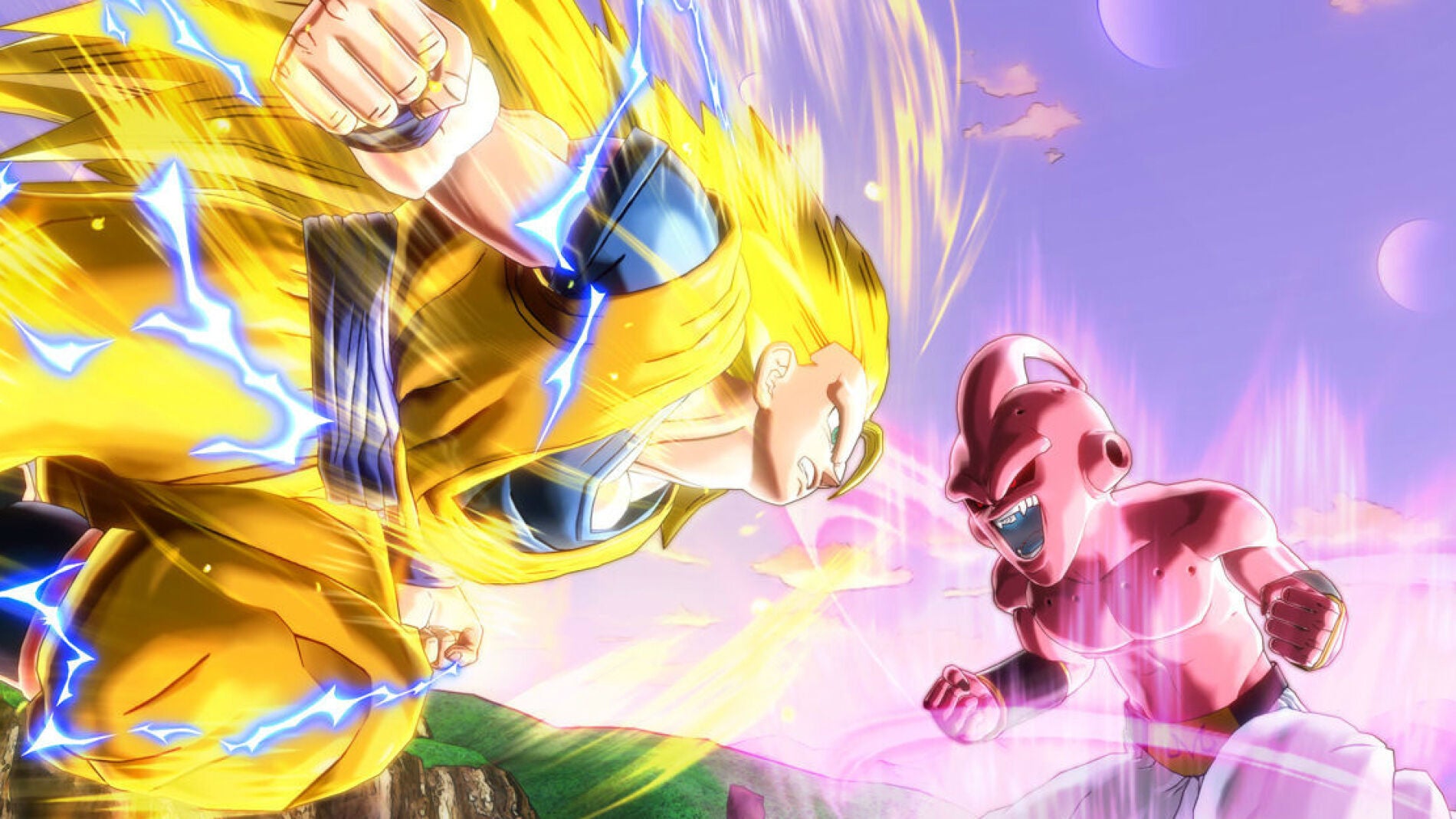 Goku se enfrenta al monstruo Bu