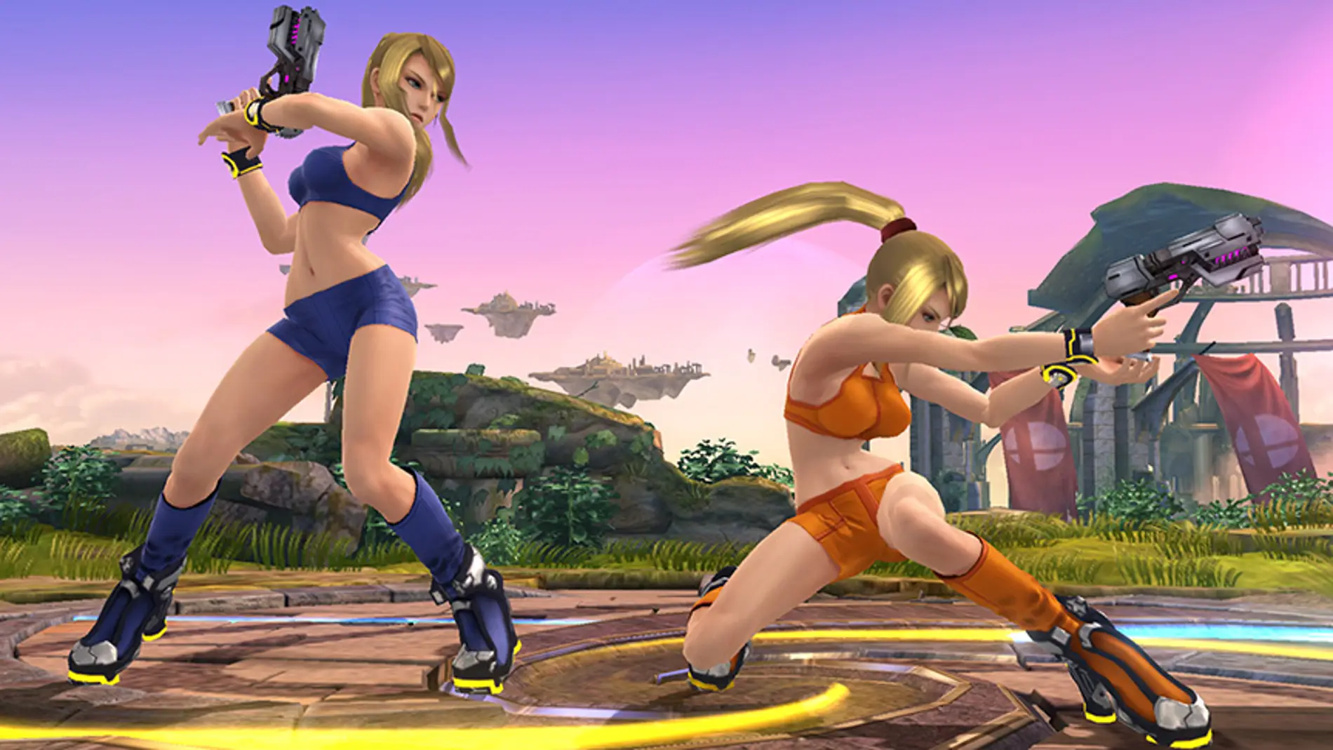 Traje alternativo de Samus en Super Smash Bros.