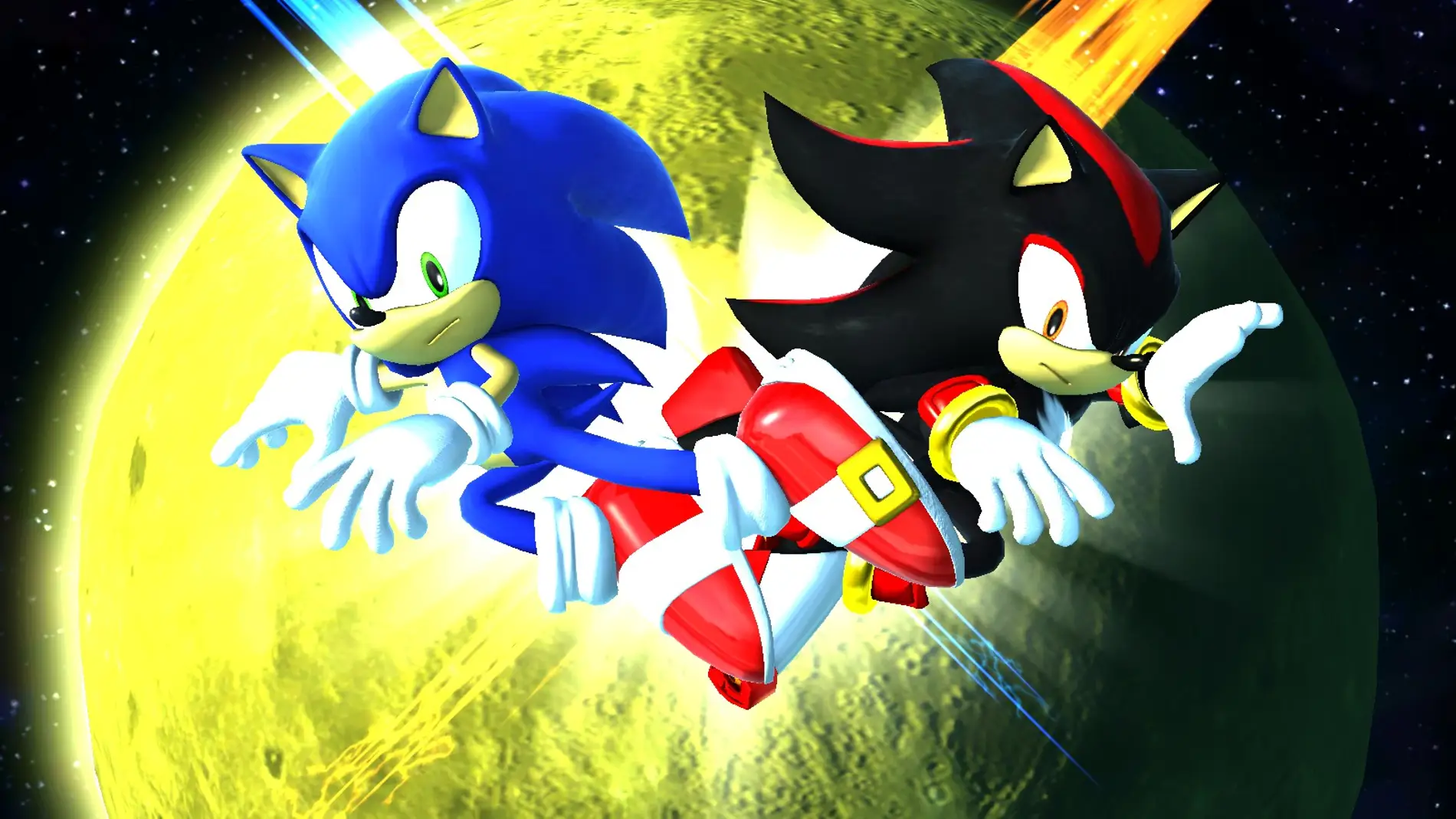 Sonic y Shadow, en Sonic Adventure 2