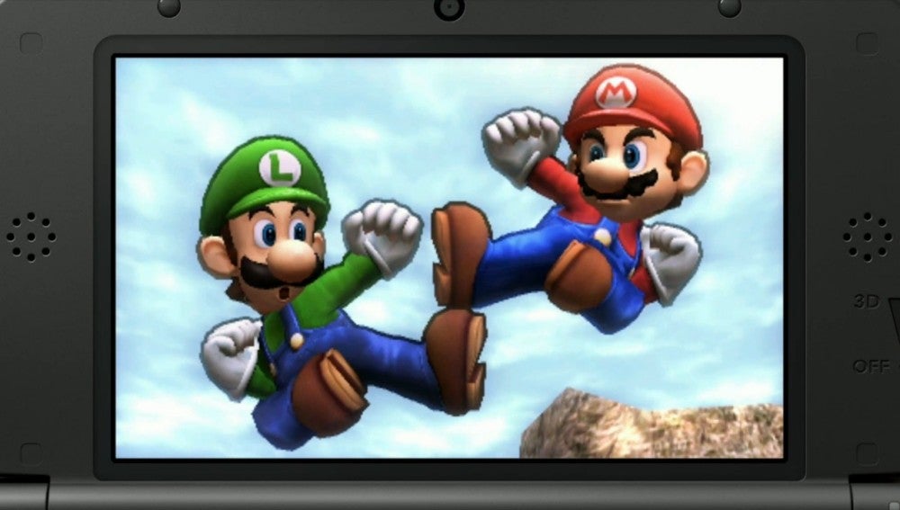 Mario y Luigi, dándose cera en Smash Bros. 3DS