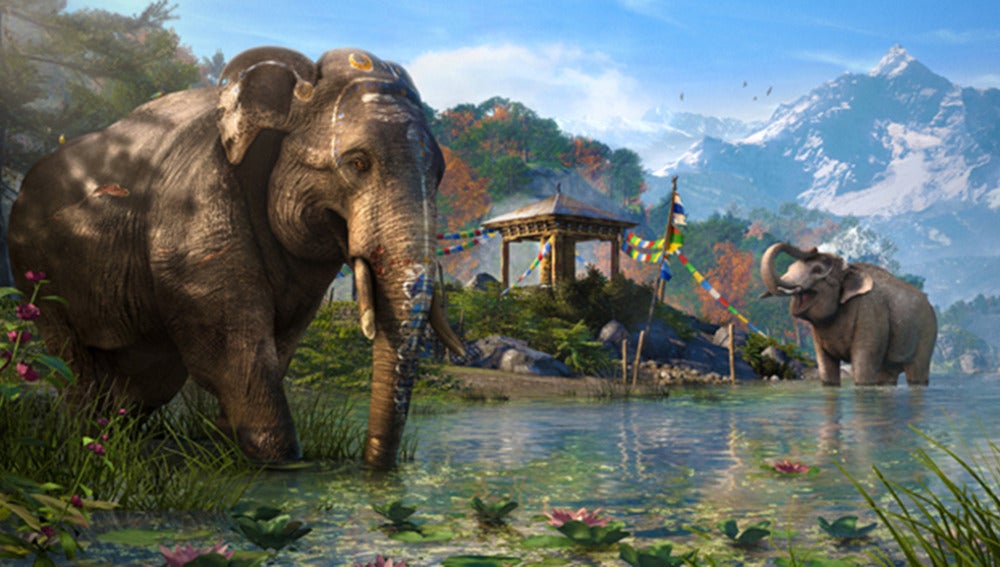 Elefantes en Far Cry 4