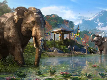 Elefantes en Far Cry 4 Elefantes en Far Cry 4