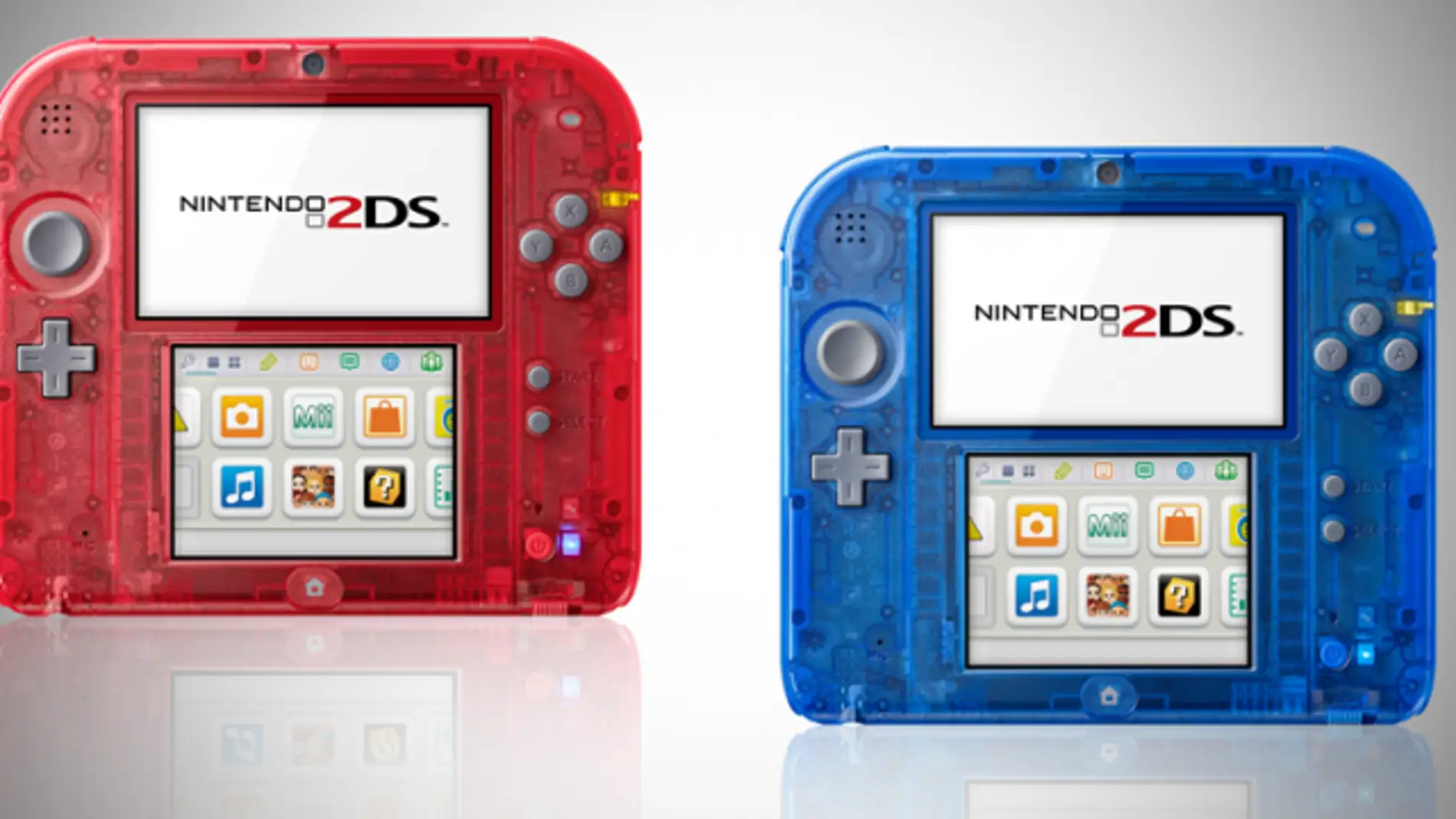 Nintendo 2DS transparentes