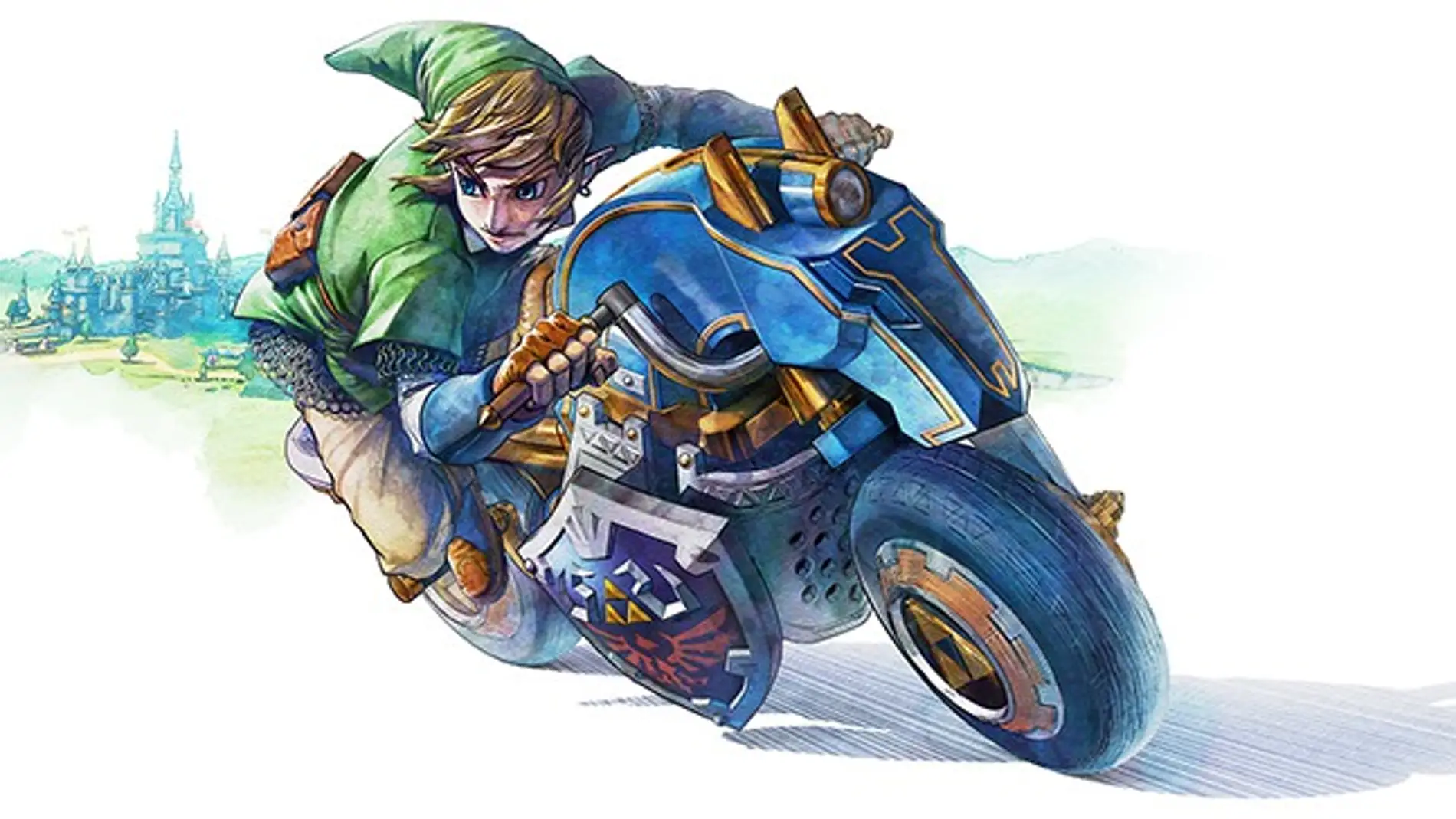 La moto de Link en Mario Kart 8