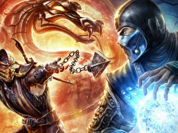 Scorpion y Sub Zero luchan en Mortal Kombat