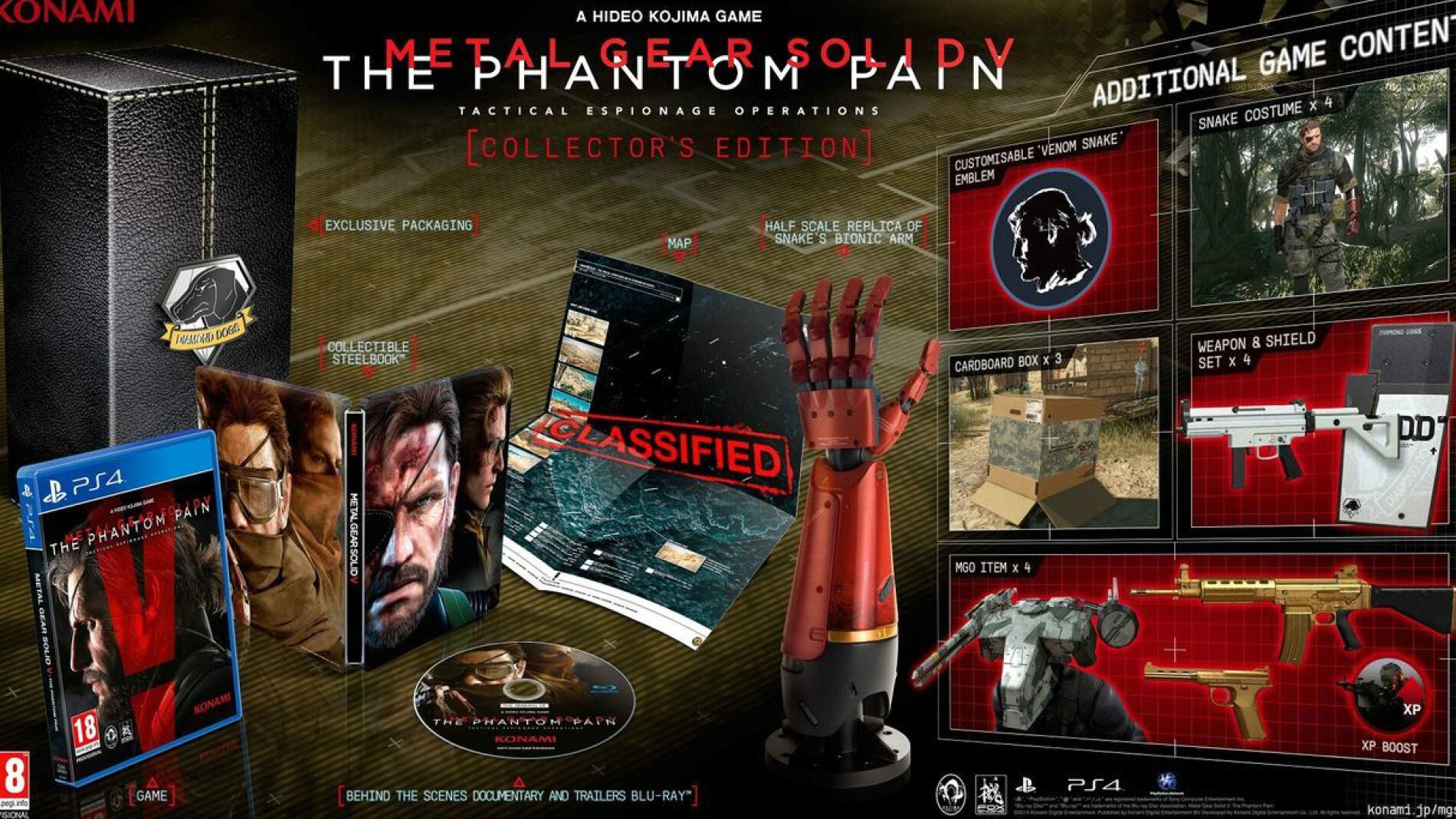 Edición Coleccionista de The Phantom Pain