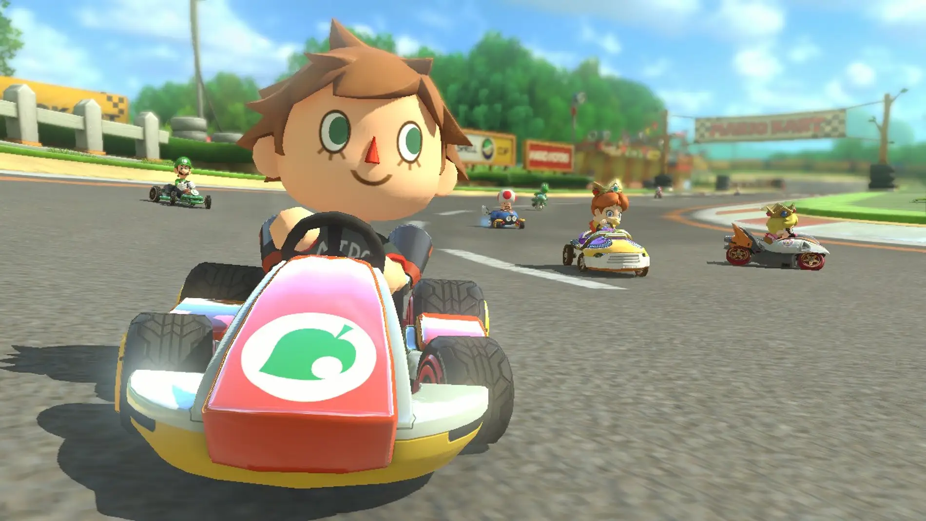 El Aldeano, en Mario Kart 8