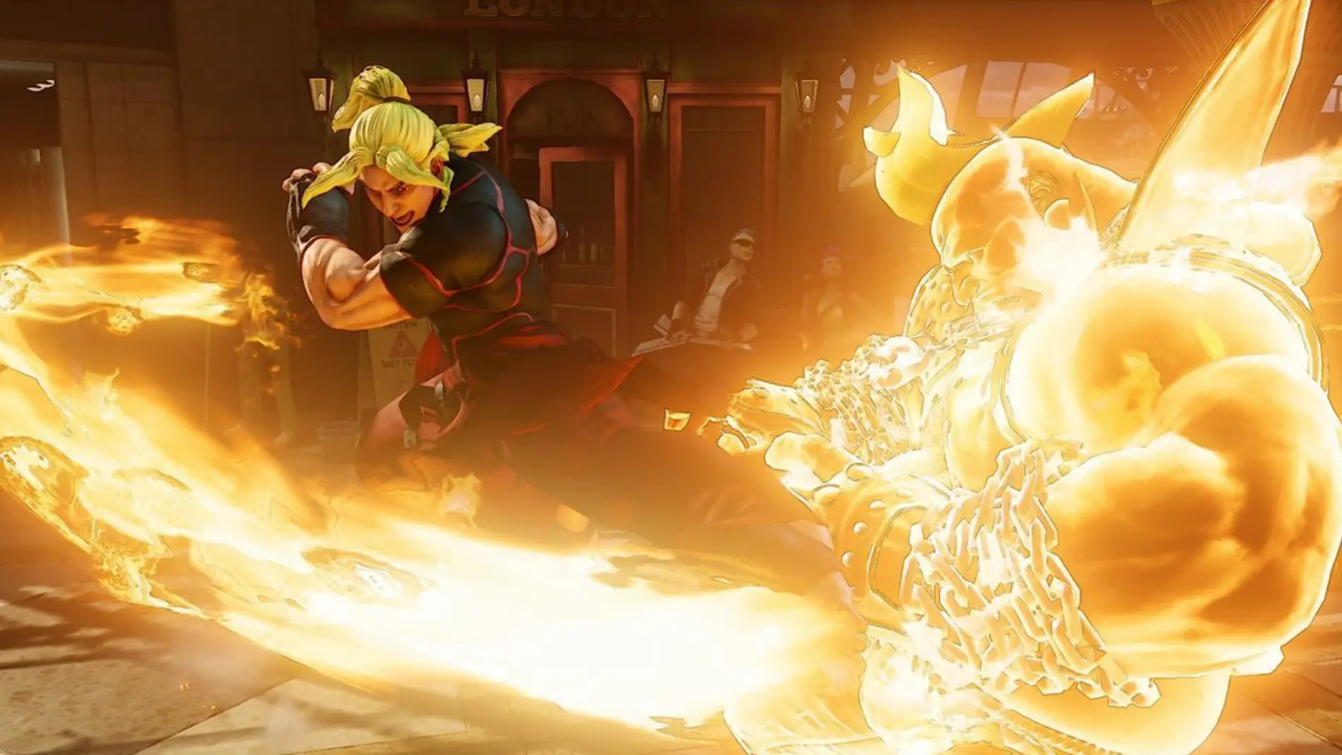 Ken ataca con fuerza