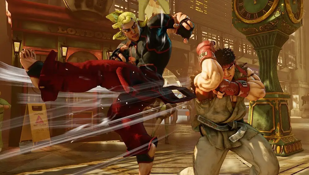 Ken contra Ryu en Street Fighter V