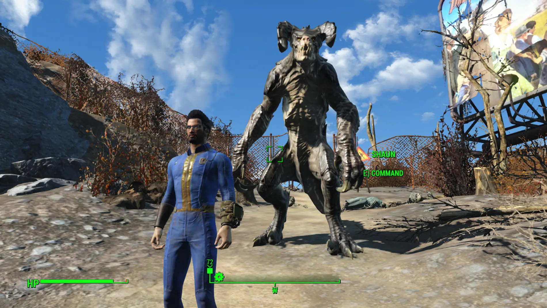 DeathClaw como compañero en Fallout 4
