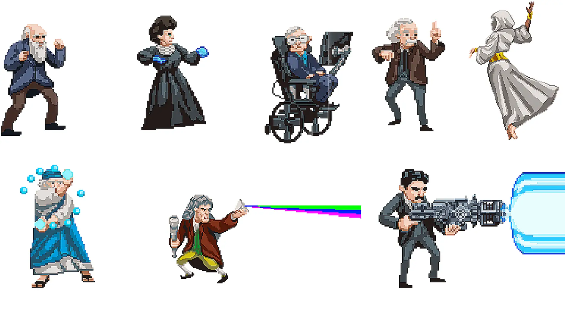 Albert Einstein vs Stephen Hawking en el nuevo juego de lucha 'Science ...