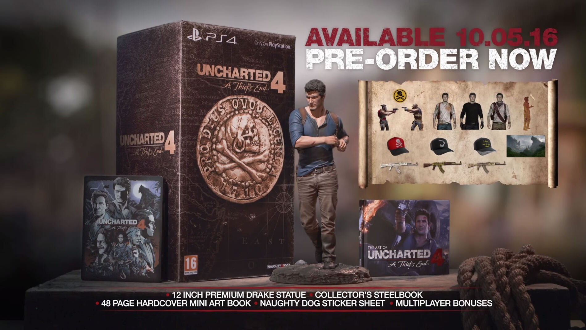 Edición coleccionista de Uncharted 4