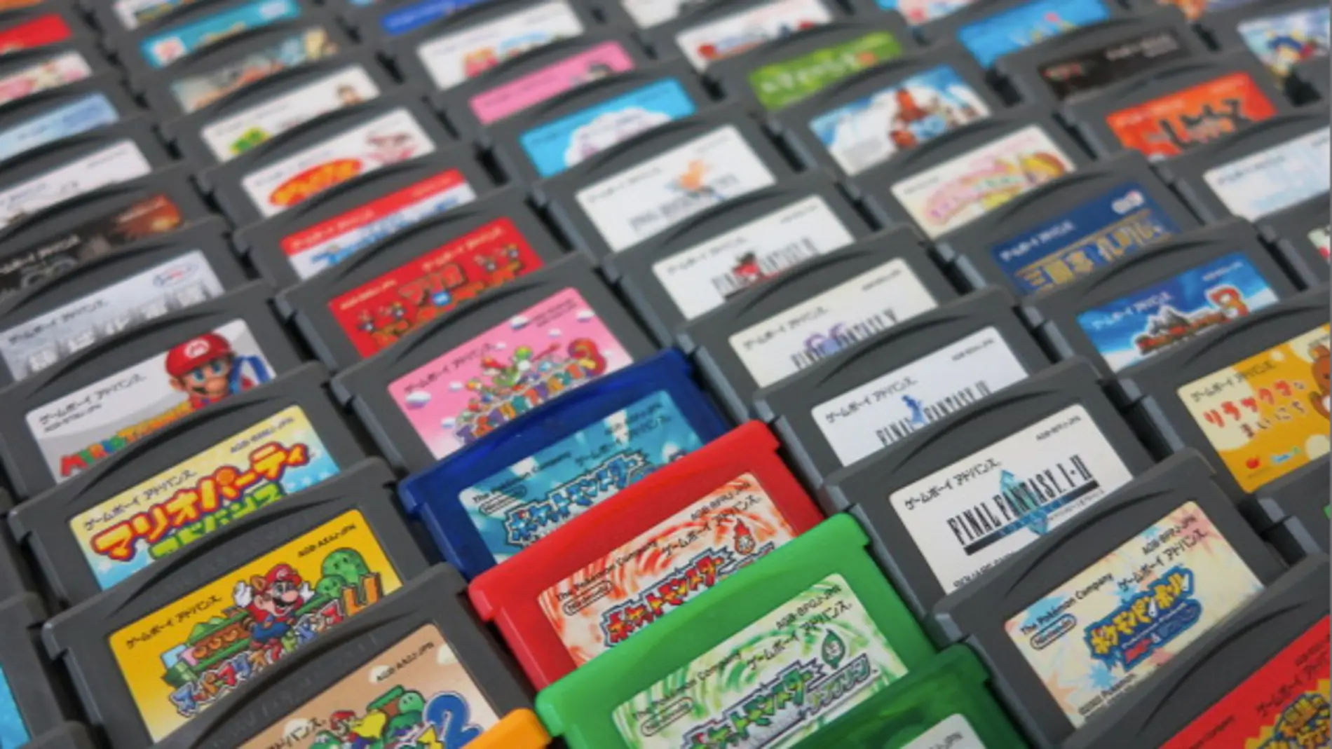 Cartuchos japoneses de Game Boy Advance