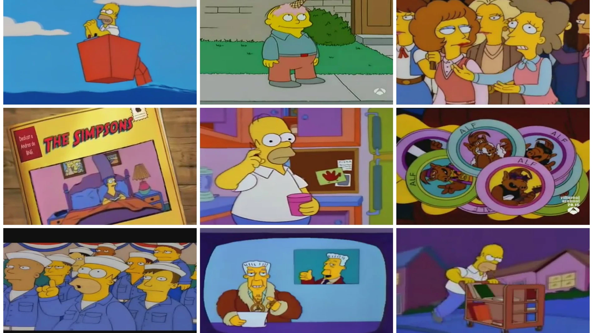 Montaje Ranking los Simpson