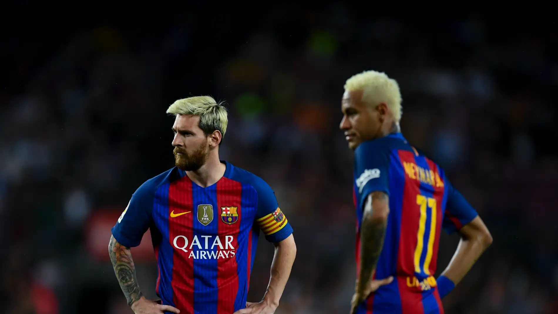 Messi y Neymar, en el Barça