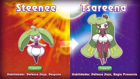 Stenee y Tsareena