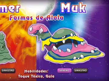 Grimer y Muk de Alola Grimer y Muk de Alola