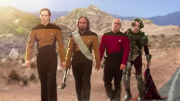 Frame 4.689071 de: La tripulación del Enterprise, atrapada en el planeta Tierra