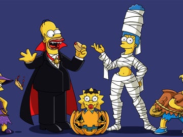 'Los Simpson' se ponen su disfraces más terroríficos para Halloween