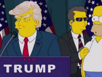 Trump en Los Simpson
