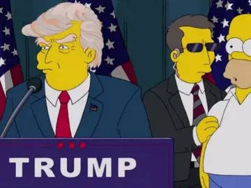 Trump en Los Simpson Trump en Los Simpson