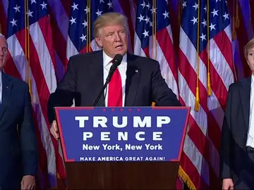 Frame 0.0 de: Discurso de Donald Trump tras su victoria Frame 0.0 de: Discurso de Donald Trump tras su victoria