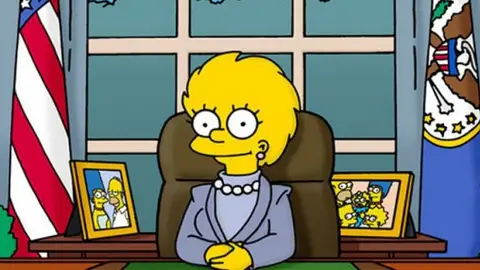 Lisa, primera presidenta de EE.UU. y sucesora de Donald Trump Lisa, primera presidenta de EE.UU. y sucesora de Donald Trump