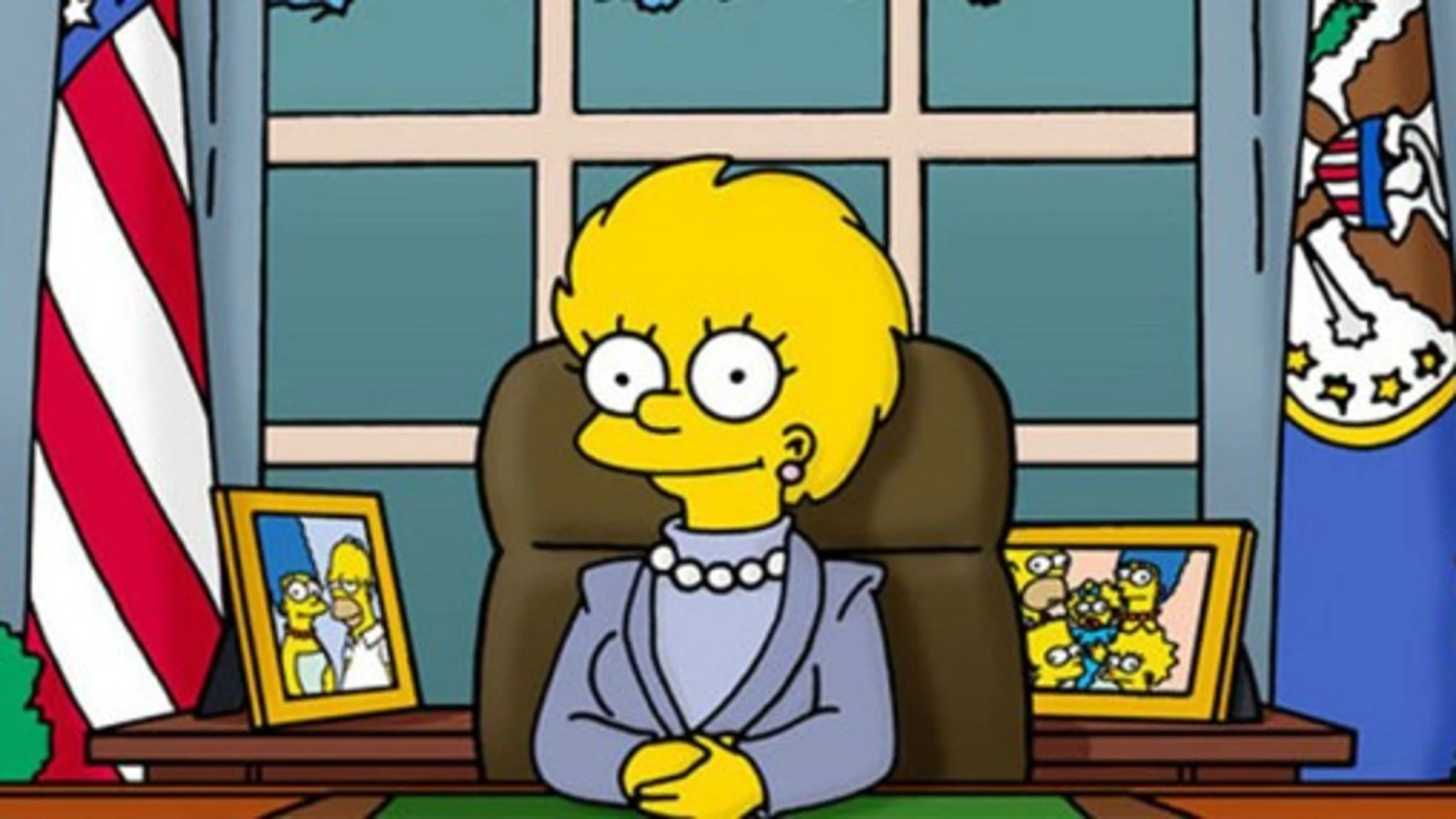 Lisa, primera presidenta de EE.UU. y sucesora de Donald Trump