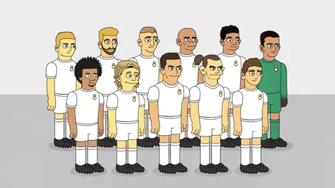 El Real Madrid de Los Simpson El Real Madrid de Los Simpson