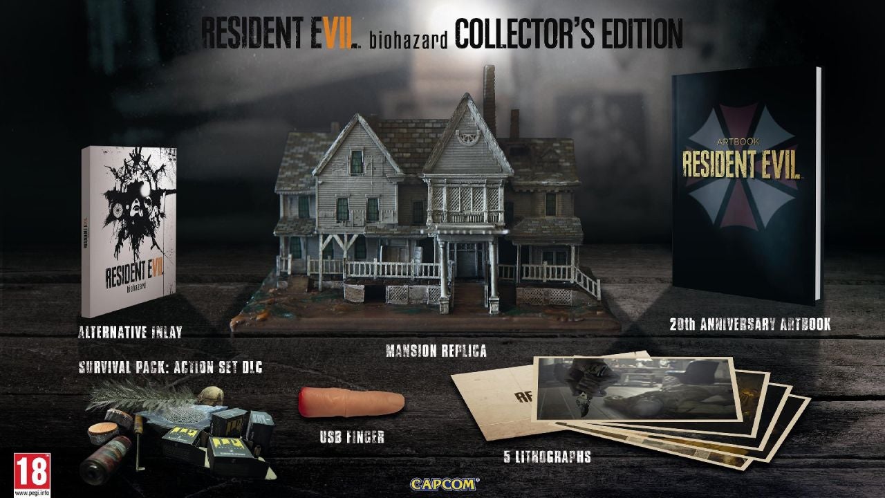 muestra el tétrico dedo de Resident Evil 7 en su