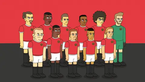 El Manchester United en Los Simpson El Manchester United en Los Simpson