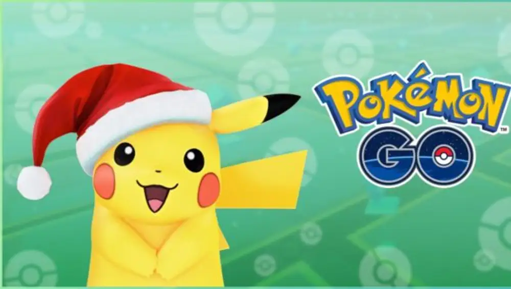 Pikachu especial de Navidad en Pokémon GO