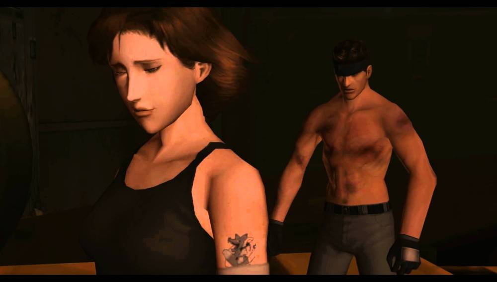 Snake y Meryl