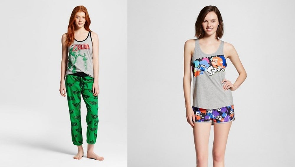 Pijamas de Zelda y Splatoon