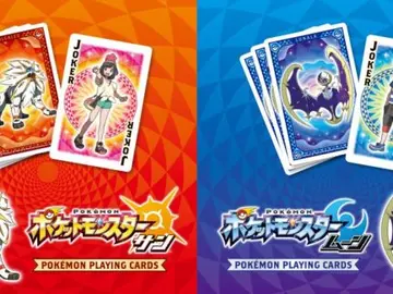 Cartas de póker de Pokémon Sol y Luna Cartas de póker de Pokémon Sol y Luna