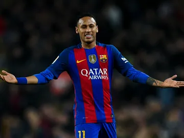 Neymar, en un partido con el Barça Neymar, en un partido con el Barça