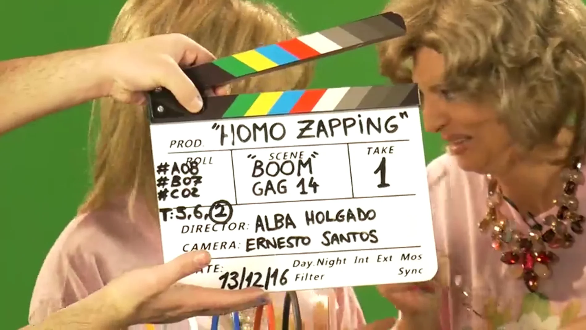 Frame 2.692245 de: Las Campos se lo pasaron bomba en el rodaje de 'Homo Zapping'