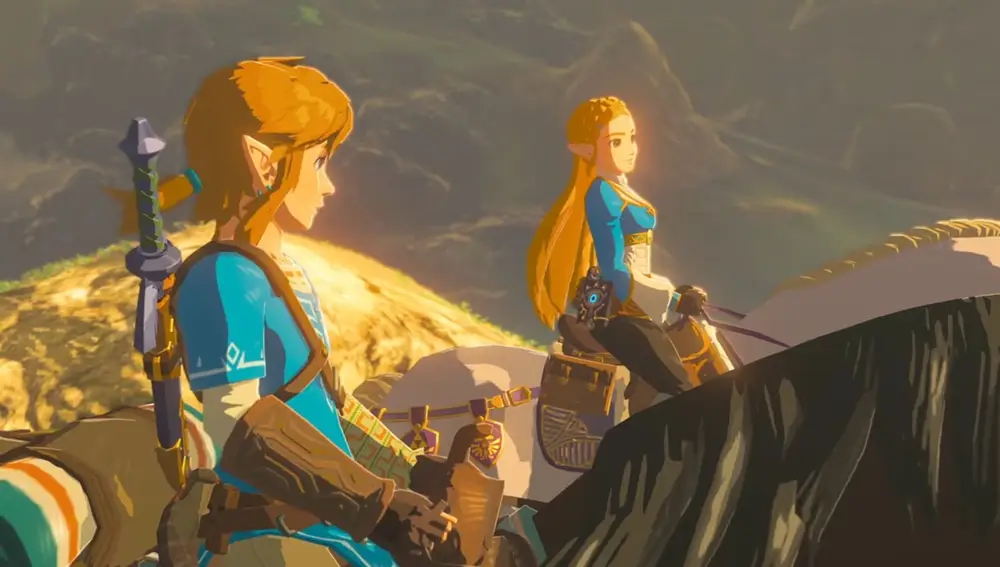 Link y Zelda, en Breath of the Wild