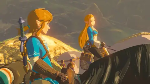 Link y Zelda, en Breath of the Wild Link y Zelda, en Breath of the Wild